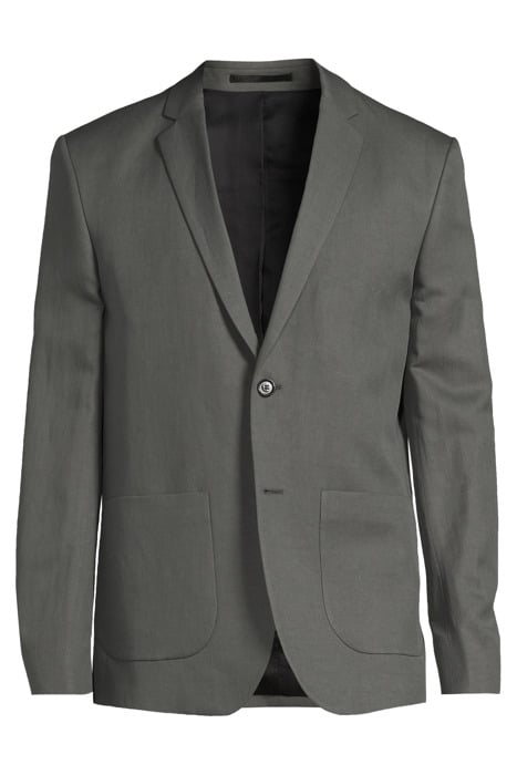 M. RICK LINEN BLAZER GREEN GREY 3