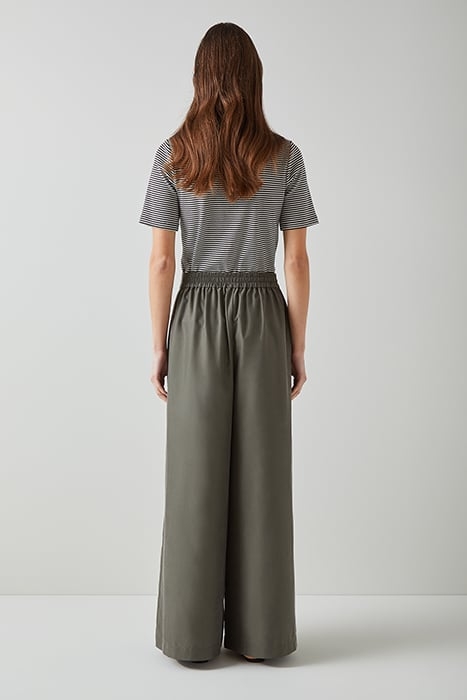 ISLA PALAZZO WIDE-LEG & FLARED JEANS KHAKI 2