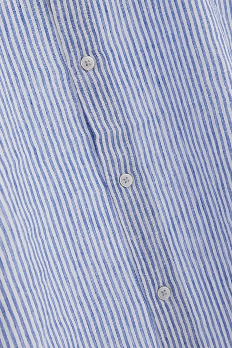 LS NAUTICAL STRIPE LINEN SHIRT SMART BLUE MULTI 8
