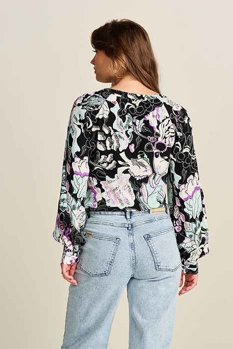 BLOUSE - ISLAND LIFE MULTI COLOUR 2