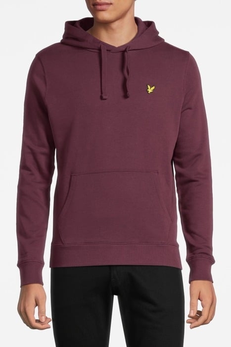 FOOTBALL WORLD GRAPHIC LS PULLOVER HOODIE BURGUNDY 1