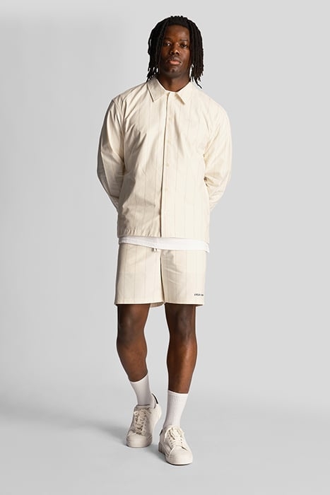 PINSTRIPE OVERSHIRT CHALK 3