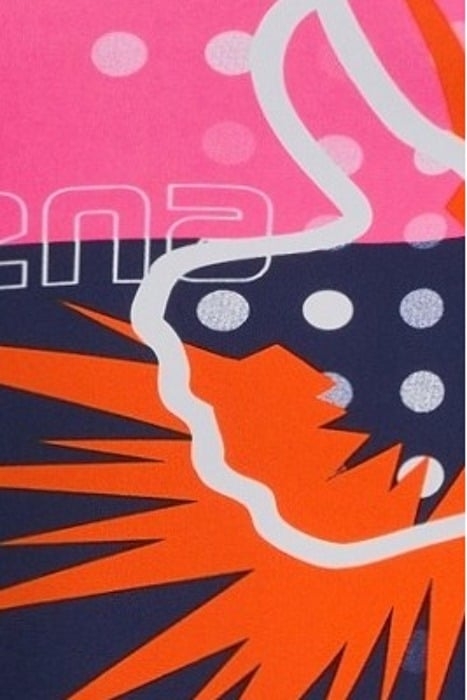 W LIKE ONE PIECE CHALLENGE BACK FL NAVY,MANGO 5