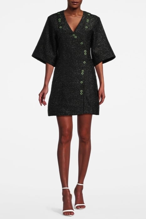 SPARKLE MINI DRESS BLACK 1