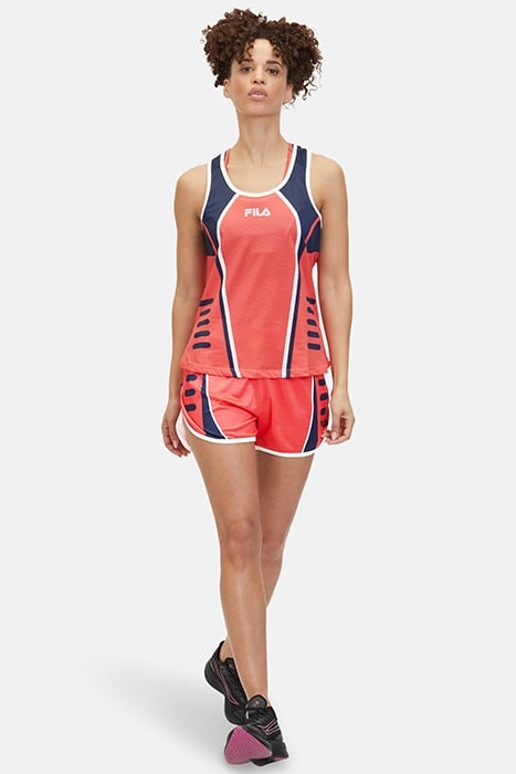 RUFFEC RUNNING SHORTS CAYENNE-BLACK IRIS 3