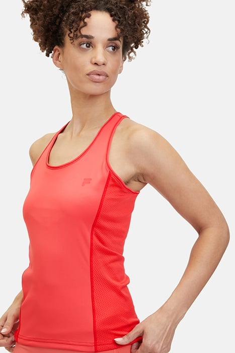 ROUSSILLON RUNNING RACER TOP WITH INSIDE BRA CAYENNE 7