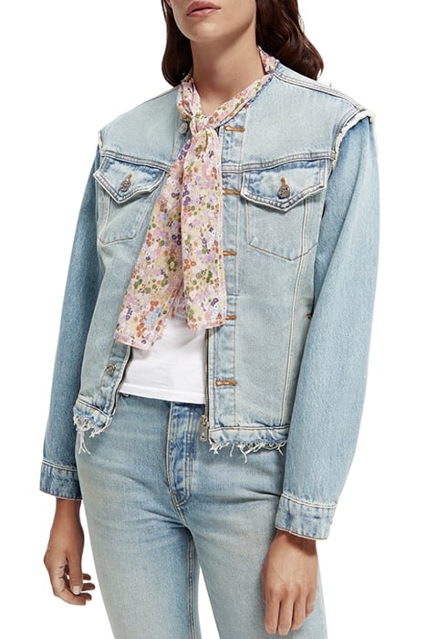 ZIP FRONT TRUCKER JACKET COTTON ZIP IT UP 7