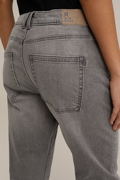 5-POCKET MID WAIST LIGHT GREY 5