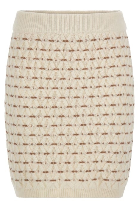 GUESS ECO CROSS STITCH MIYA SW DOVE WHITE MULTI 4