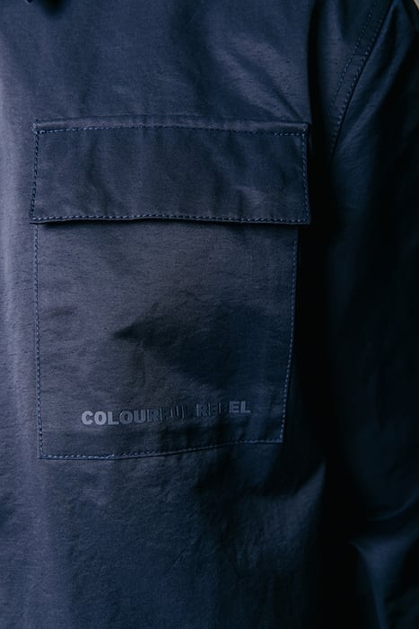 LUKE ZIP SHIRT DEEPEST BLUE 4