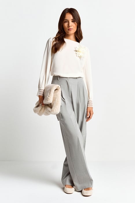 FAUX FUR BAG CAFFEE LATTE 1