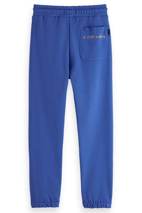 BOYS LOGO SWEATPANTS IN ORGANIC COTTON COBALT 5