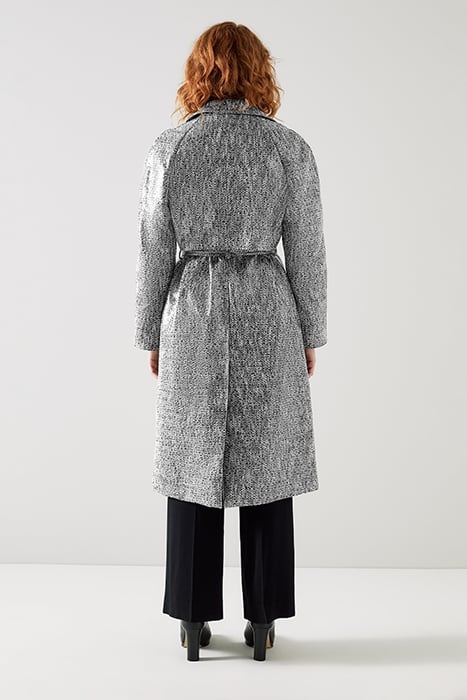 GIGI COATED TWEED BLACK/CREAM 2