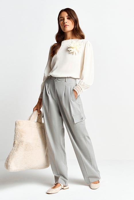 FAUX FUR BAG CAFFEE LATTE 3