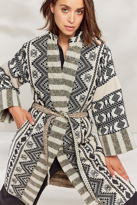 JACKET EXCLUSIEVE JACQUARD BLACK-IVORY 4