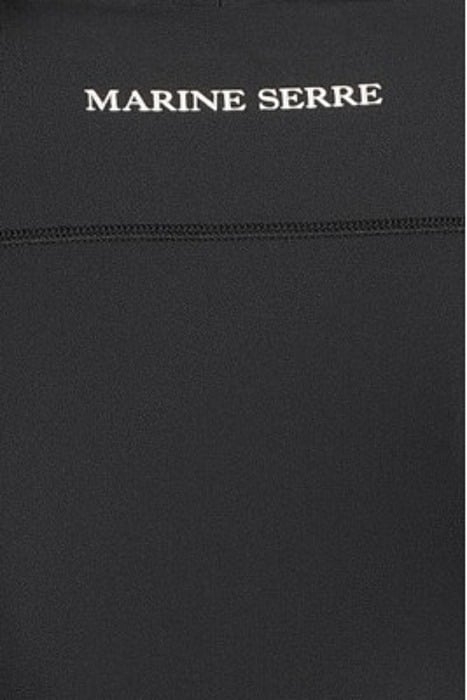 MARINE SERRE – ACTIVE JERSEY SECOND SKIN TOP BLACK 5