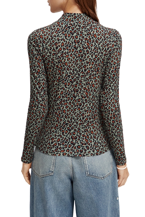 ALL OVER PRINTED MOCKNECK LONG SLEEVED SHIRT CREATURES OF TH 2