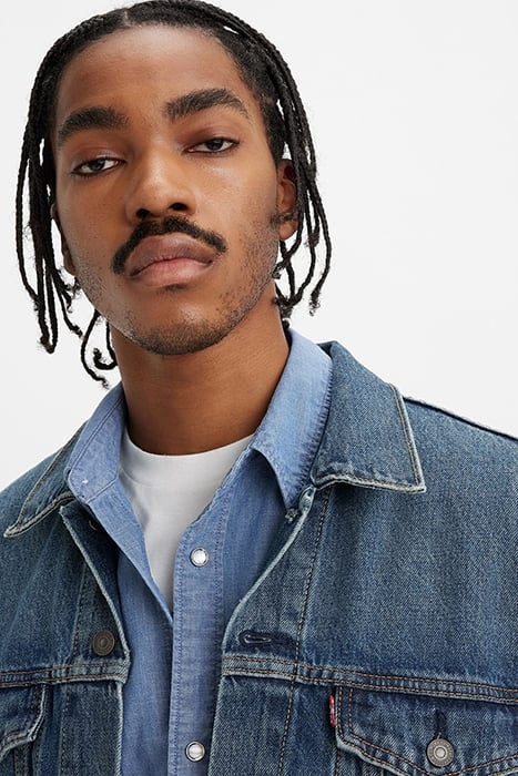 RELAXED JEANS DENIM JACKET BLUE 6