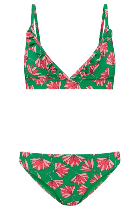 LADIES BEAU BIKINI SET BEACH BLOSSOM TROPIC GREEN BLOSSOM 4