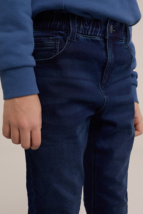 5-POCKET MID WAIST GREYISH BLUE 4