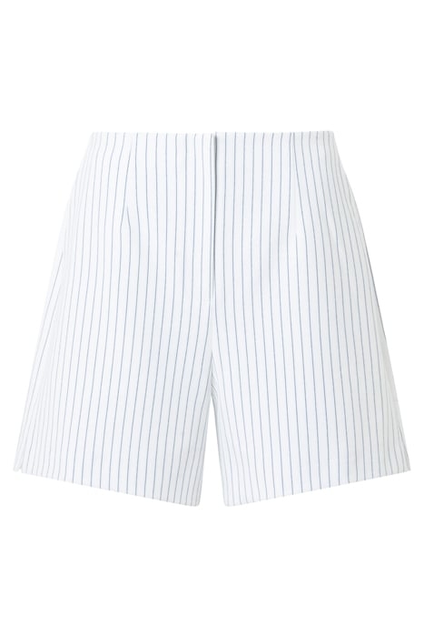 FRENCH CONNECTION WHISPER PINSTRIPE SHORTS SUMMER WHITE/MARI 3