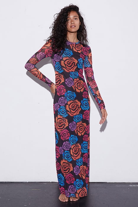 ROSALINA MESH DRESS BLACK 3