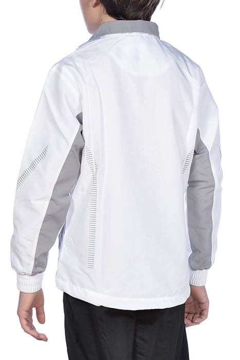 JR TL WARM UP JACKET WHITE-GREY 2