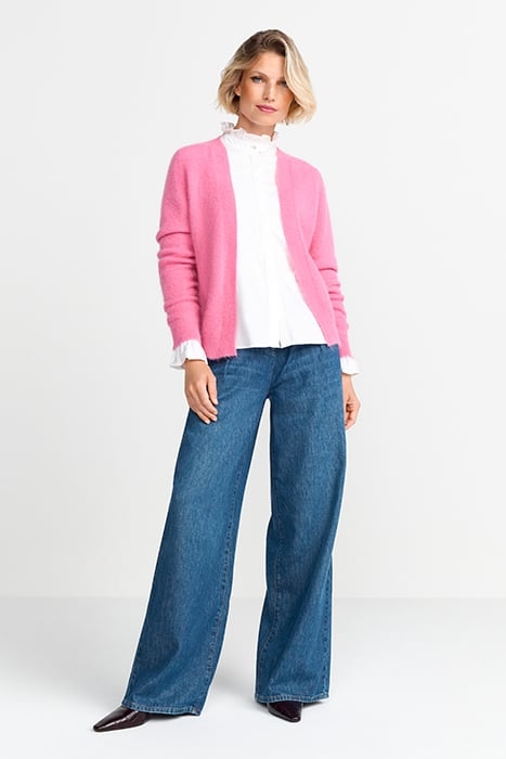 COZY CARDIGAN RECYCLED FRENCH PINK 2