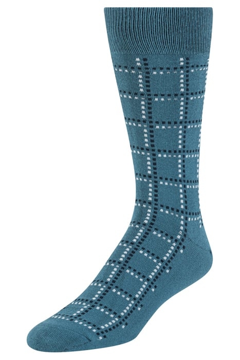 3PK MENS NON TERRY CREW BLUE 2