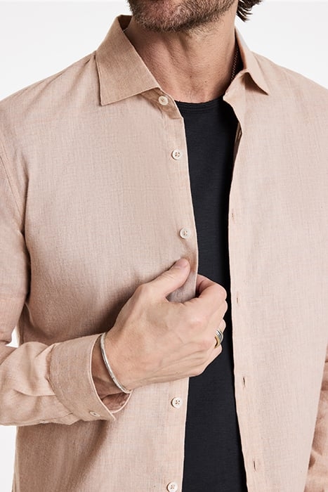 SPREAD COLLAR SHIRTS WITHOUT BUTTON PLAC MELON 3