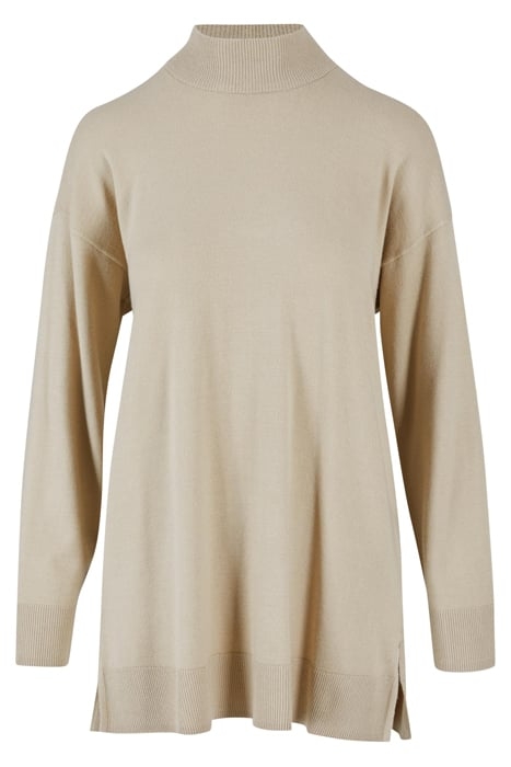 LADIES KNITTED ECO VISCOSE SWEATER WETSAND 5