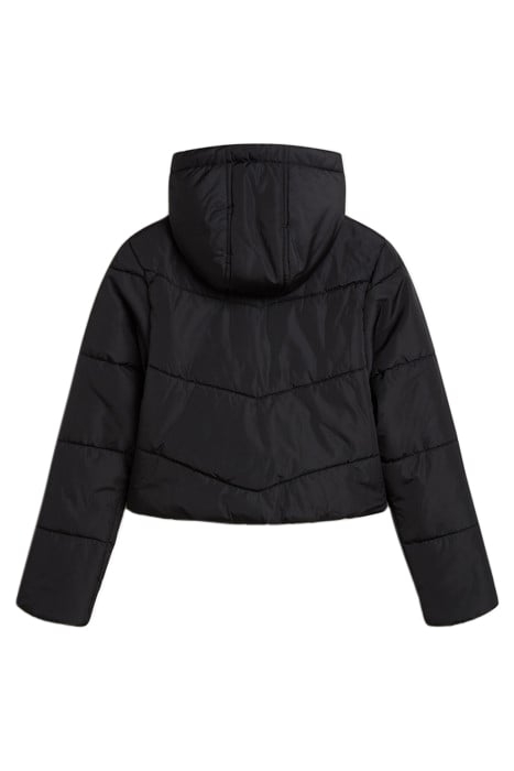MTE FOUNDRY CROP HOODED PUFF GR BLACK 5