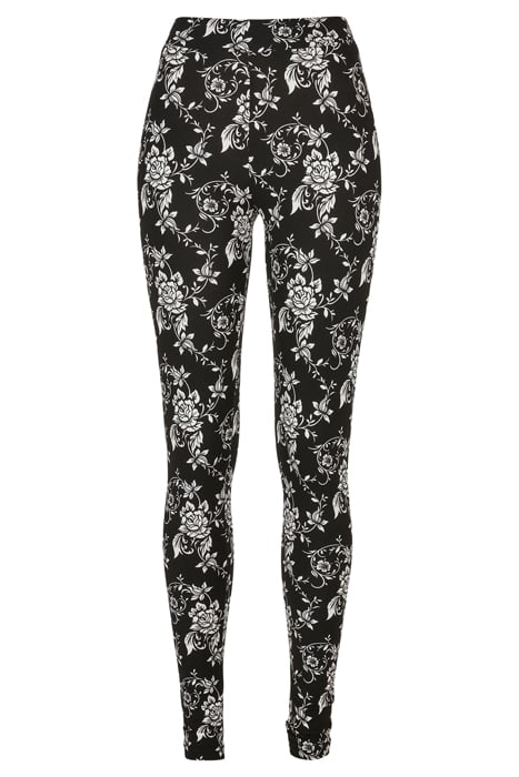 LADIES SOFT AOP LEGGINGS BLACKROSE 4