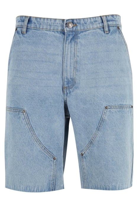 OPEN EDGE TWO KNEE DENIM SHORTS NEW LIGHT BLUE WASHED 4