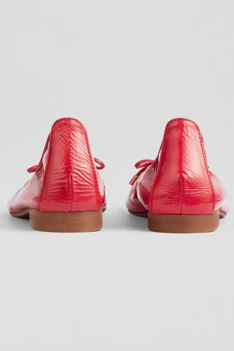 TILLY POINTED BALLERINA SHOES RASPBERRY 3