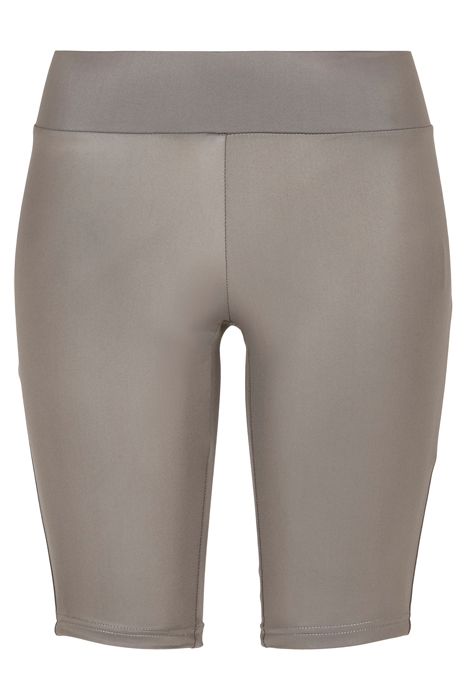 LADIES SYNTHETIC LEATHER CYCLE SHORTS ASPHALT 4