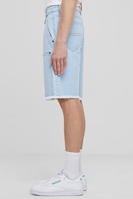 OPEN EDGE TWO KNEE DENIM SHORTS NEW LIGHT BLUE WASHED 6