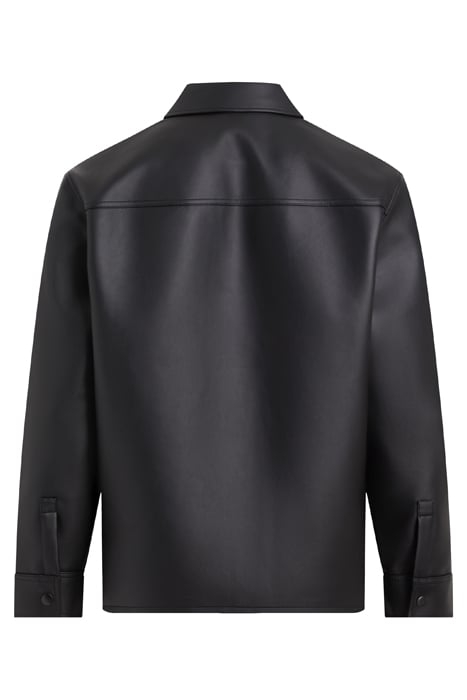 FAUX LEATHER SHIRT CK BLACK 5