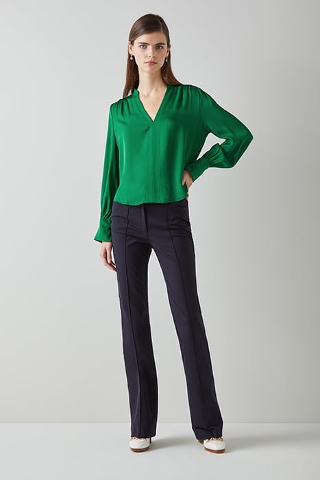 SELINA CREPE BLOUS GREEN 4