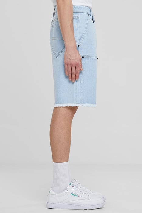 OPEN EDGE TWO KNEE DENIM SHORTS NEW LIGHT BLUE WASHED 7