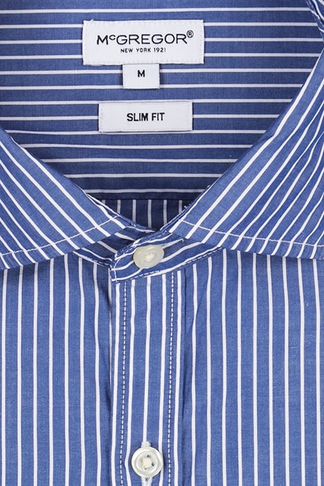 STRIPE SHIRT MEDIUM BLUE 8