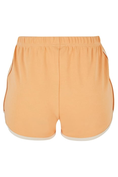 LADIES ORGANIC INTERLOCK RETRO HOTPANTS PALEORANGE/WHITESAND 5