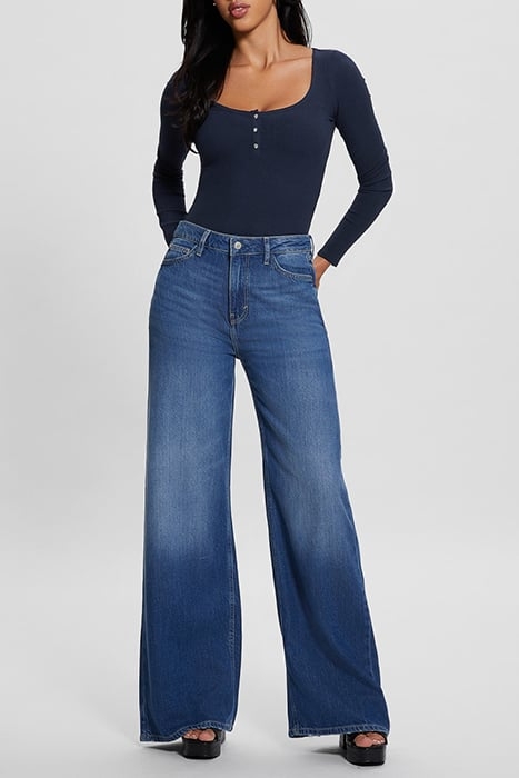 GUESS ECO LS KARLEE JEWEL BTN BLACKENED BLUE 3