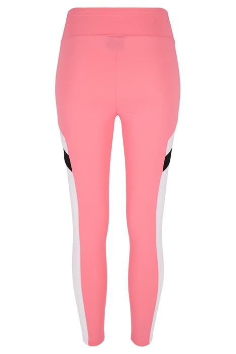 LADIES STARTER HIGHWAIST SPORTS LEGGINGS PNKGRPFRT/WHT/BLK 4