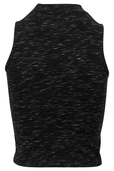 LADIES SPACE DYE TOP BLK/WHT 4