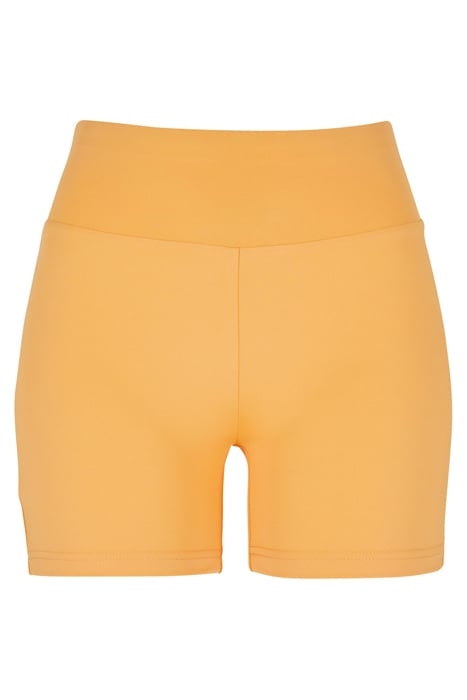 LADIES RECYCLED HIGH WAIST CYCLE HOT PANTS PALEORANGE 4
