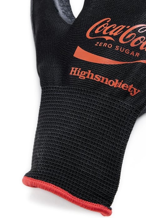 HIGHSNOBIETY X COCA-COLA ZERO SUGAR – NITRILE-DIPPED WORK GL 3