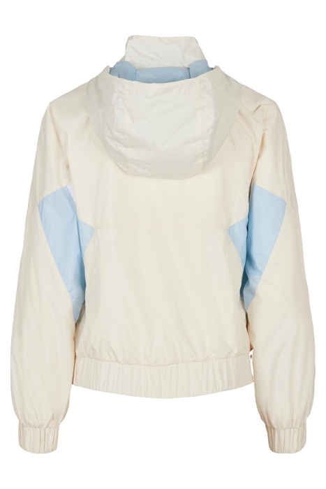 LADIES STARTER COLORBLOCK HALFZIP WINDBREAKER PALEWHITE/ICEW 5