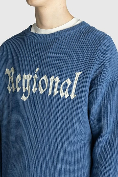 LJUBAV X HIGHSNOBIETY – KNIT SWEATER BLUE 5