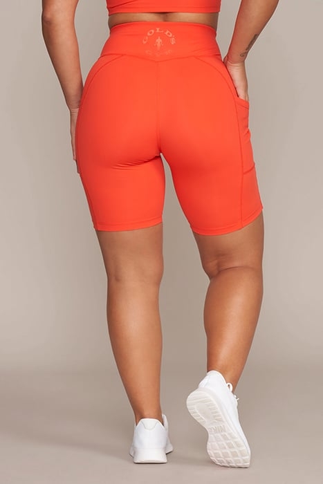 JODIE - WOMEN'S CYCLING SHORTS ORANGE 2